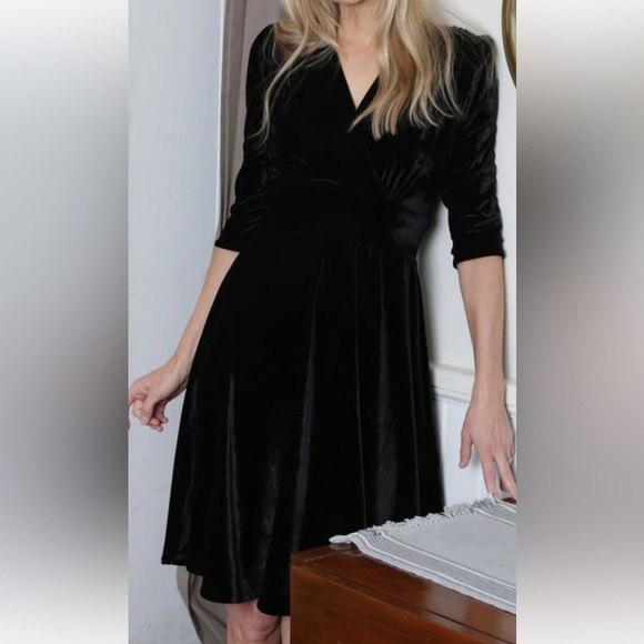 KARINA MEGAN VELVET DRESS - Picture 2 of 6